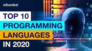 Top 10 Programming Languages In 2020 | Best Programming Languages To Learn In 2020 | Edureka