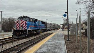 Metra 511 outbound at Medinah with horn sequence