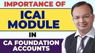 Importance of ICAI Module in CA Foundation Exams | AIR 1 CA Foundation Strategy | ICAI #shorts