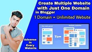 How To Create Subdomain In Blogger | Create Multiple Website Using One Domain | Subdomain Website