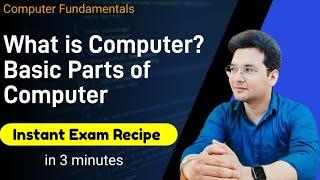 What is Computer ? | Basic parts of Computer | Hindi | BCA/MCA/B.sc IT/B.tech | unbeaten learning