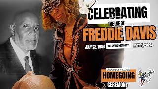 In Loving Memory: Freddie L Davis Funeral Service | Homegoing  Directed By. @TerrellKennedy777