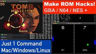 How to make ROM Hacks with xxd and a Text Editor