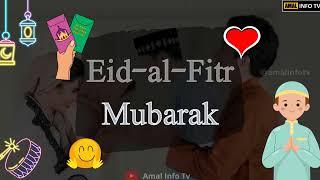 Eid Ul Fitr Mubarak Status 2024 - Eid Mubarak 2024 - Amal Info TV