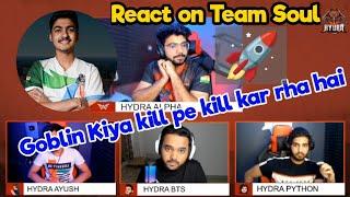 hydra Alpha and BTS reaction on team Soul || hydra bts react on Goblin  #hydra #soul