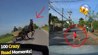 Top 100 Crazy Close Call Road Moments Caught On Camera