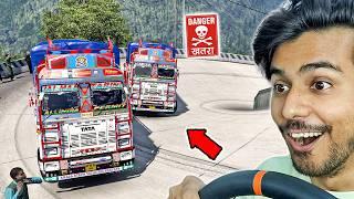 I Drove INDIAN TATA TRUCK on MOST DANGEROUS Ghat Road @NavritGaming8