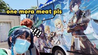 Venti robs the Genshin food truck  Anime Expo 2022 vlog!