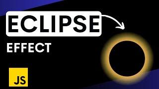 Creating a Complete Eclipse Effect Using HTML and CSS