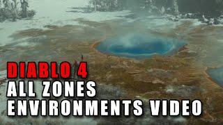 Diablo 4 Environments Footage for all five zones