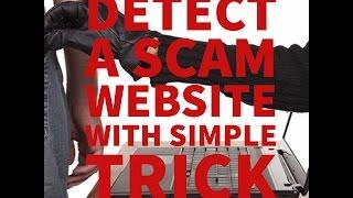 how to detect a scam website and be safe