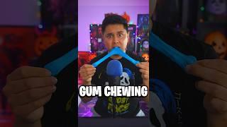 Chewing a WHOLE Pack of Gum  | #asmr #shorts