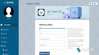 how to withdraw Zeniq Coin