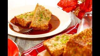 Red Lentil Christmas "Meatloaf"