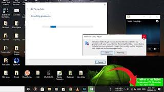 Windows media player can't play the file because there is a problem with your sound system error FIX