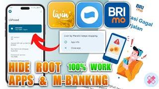 TERBARU 2025!!! Solusi App M-banking Terdeteksi ROOT - Hide Root Livin Brimo dan Dana 100% Work