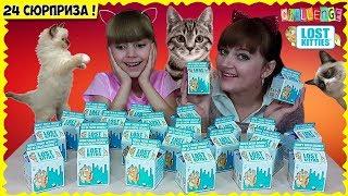 LOST KITTIES! ЧЕЛЛЕНДЖ кто БОЛЬШЕ сюрпризов откроет? Настя против МАМЫ