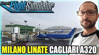 MILANO LINATE - CAGLIARI ► PARTE IL VIAGGIO SU ► Microsoft Flight Simulator 2020