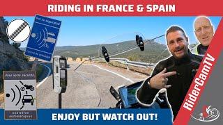 Riding in Spain & France | Speed Limits and things to watch out for!