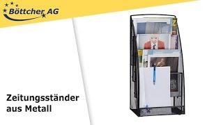 Zeitungsständer aus Metall