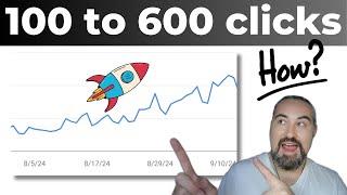  Went from 100 to 600 Clicks in 30 Days! Here’s How You Can Too!