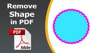 How to remove shapes from pdf using adobe acrobat pro dc