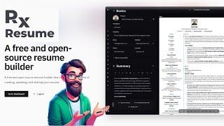 Reactive Resume: A free and open-source resume builder