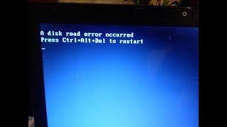 How To Fix A Disk Read Error Occurred Press Ctrl+Alt+Del To Restart Windows 7
