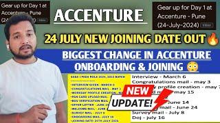 Accenture New Onboarding Date Breaking News  | Interview Results | Doj: 16 July , Joining: 24 July