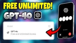 How To Use GPT-4o For FREE with Unlimited Prompts! - GPT 4o Free Unlimited Usage!