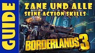 Borderlands 3 Deutsch - Zane und alle seine Action Skills