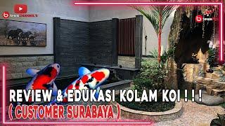 REVIEW & EDUKASI KOLAM KOI( CUSTOMER SURABAYA )