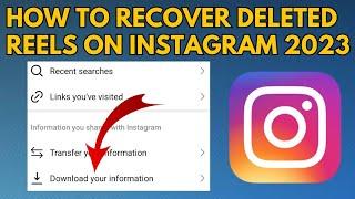 How to Recover Deleted Reels on Instagram (2023) | Restore Deleted Instagram Reels