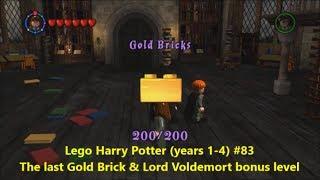 Lego Harry Potter (years 1-4) #83 The last Gold Brick & Lord Voldemort level