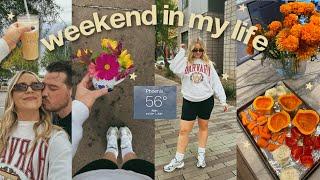 cozy fall vlog  farmer's market, homemade PSL, & easy butternut squash soup!