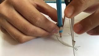 HOW TO CONSTRUCT 72 AND 54 DEGREES (VERY SIMPLE)