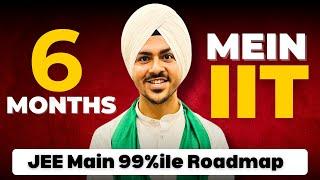 6 Months IIT JEE Roadmap | Zero to Here Study Strategy for 99%ile! | JEE 2025 | #iit #jee