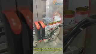 Explosion-proof automatic super glue filling and seaming machine line