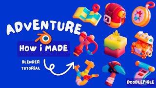 Adventure 3D Illustration - Blender Tutorial