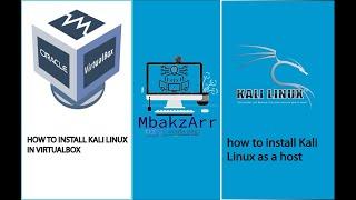 How to install Kali linux in your PC && How to install Kali linux in VirtualBox &  using rufus.