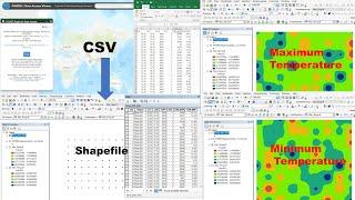 How to prepare Maximum and Minimum Temperature maps for any location in the world