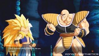 Dragon Ball FighterZ - Gotenks Teaching Nappa How To Turn Super Saiyan