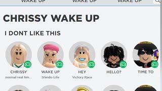 CHRISSY WAKE UP (ROBLOX)