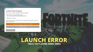 Fix Fortnite Error Code: 10022,10011,20006,30005,30004 | Chapter 4
