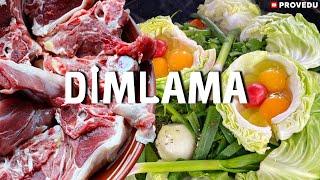Uzbek Cuisine: Dimlama (Steamed meat with Vegetables). Uzbekistan. 2022