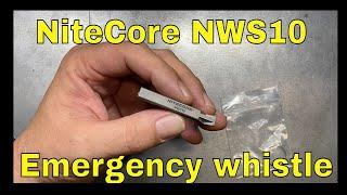 NiteCore NWS10 EDC Whistle