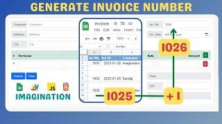 How to Generate Next Invoice Number Using Google Apps Script