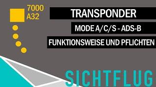 Transpondermodi und ADS-B  // Sichtflug by vfrPPL