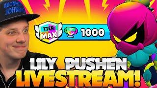 ICH PUSHE MIT EUCH LILY IN BRAWL STARS AUF 1000 POKALE! | Brawl Stars