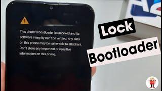 How to Relock/Lock  Bootloader for All Samsung with Android 9 & 10 Without PC